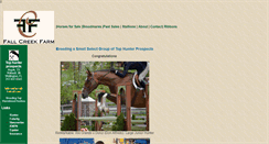 Desktop Screenshot of fallcreekfarm.com